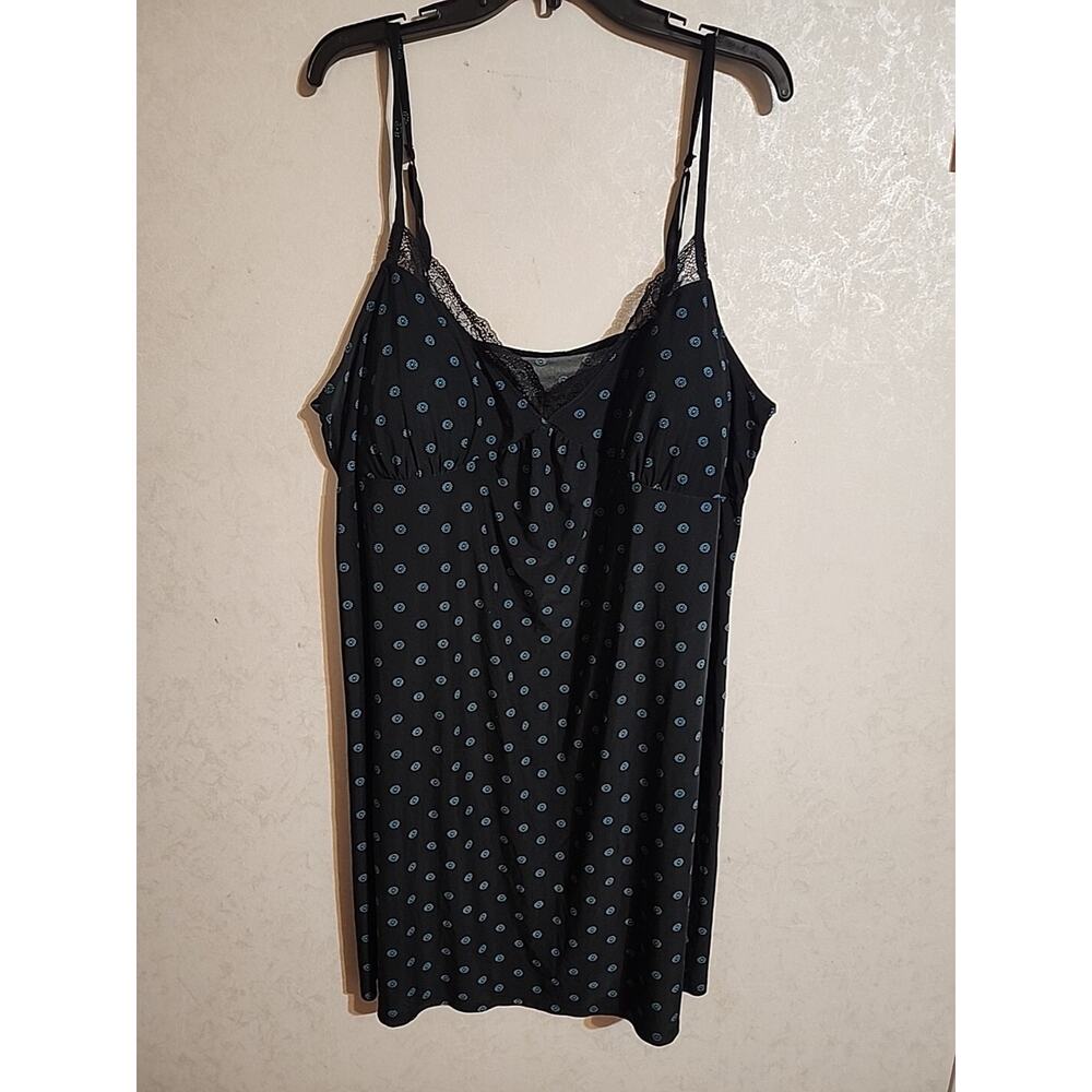 Womens Intimate's Nighty Padded NO SIZE TAGS PLEASE SEE MEASUREMENTS Navy